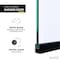 Anzzi Veil Series 74 in. by 34 in. Framed Glass Shower Screen Shower Door in Matte Black SD-AZFL06001MB - alternate 3